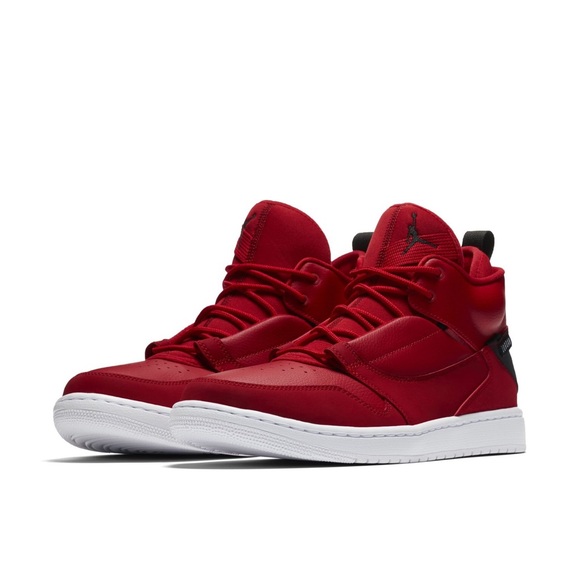 jordan fadeaway red